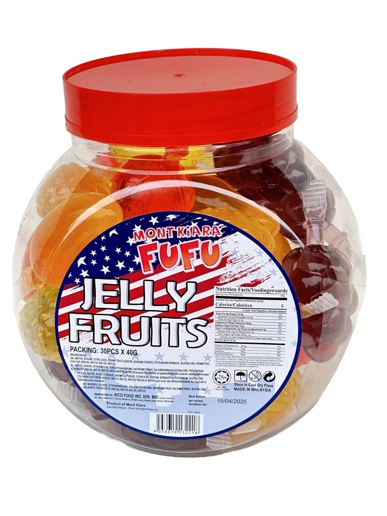 Jelly Fruits (30 x 40g)