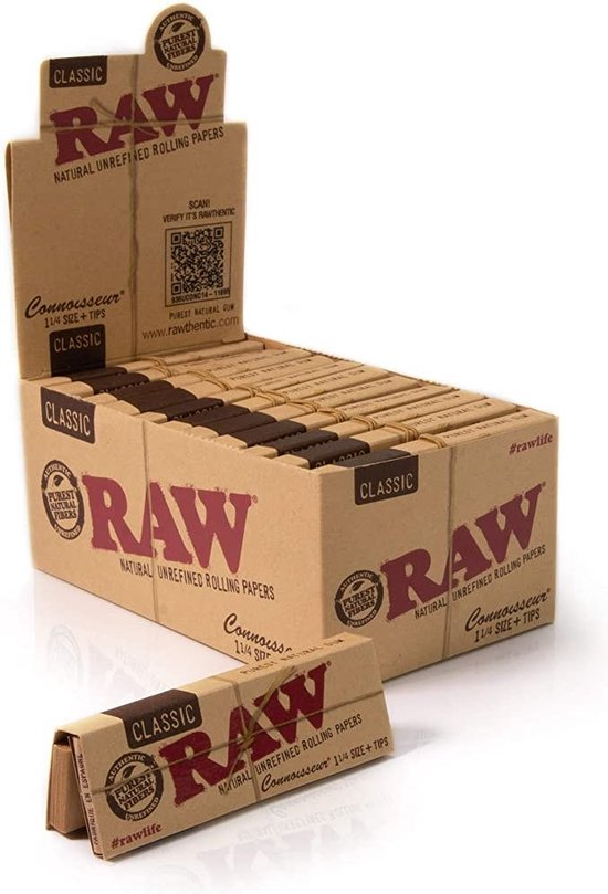 Raw Connoisseur 1 1/4 box/24