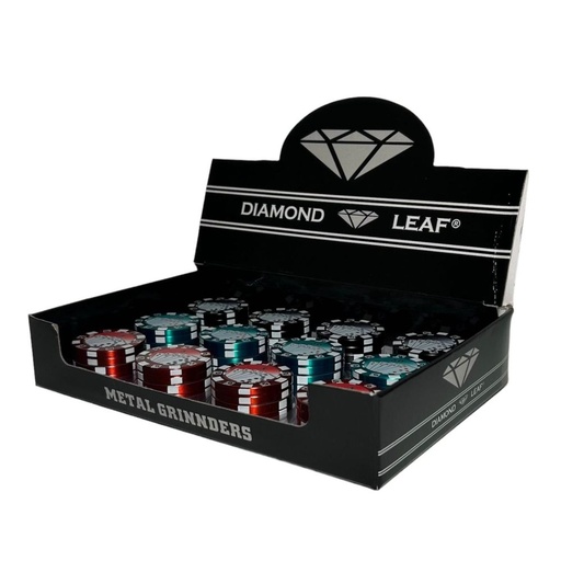 [ISM052] Diamond Leaf Poker grinders 3p x12